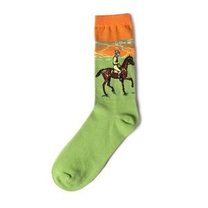 🐎 “Race Horses” Art Socks